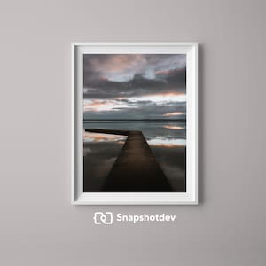 West Kirby Sunset Print – Wirral Marina Landscape Photography