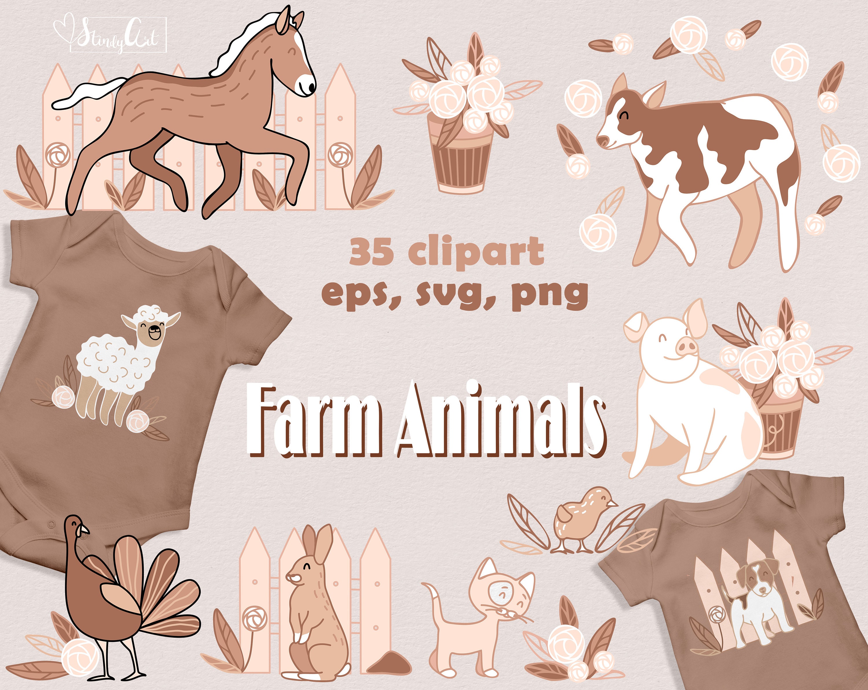 Free Free 164 Baby Farm Animal Svg SVG PNG EPS DXF File