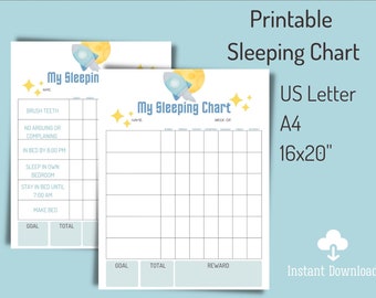 Stay in Bed Chart - Etsy