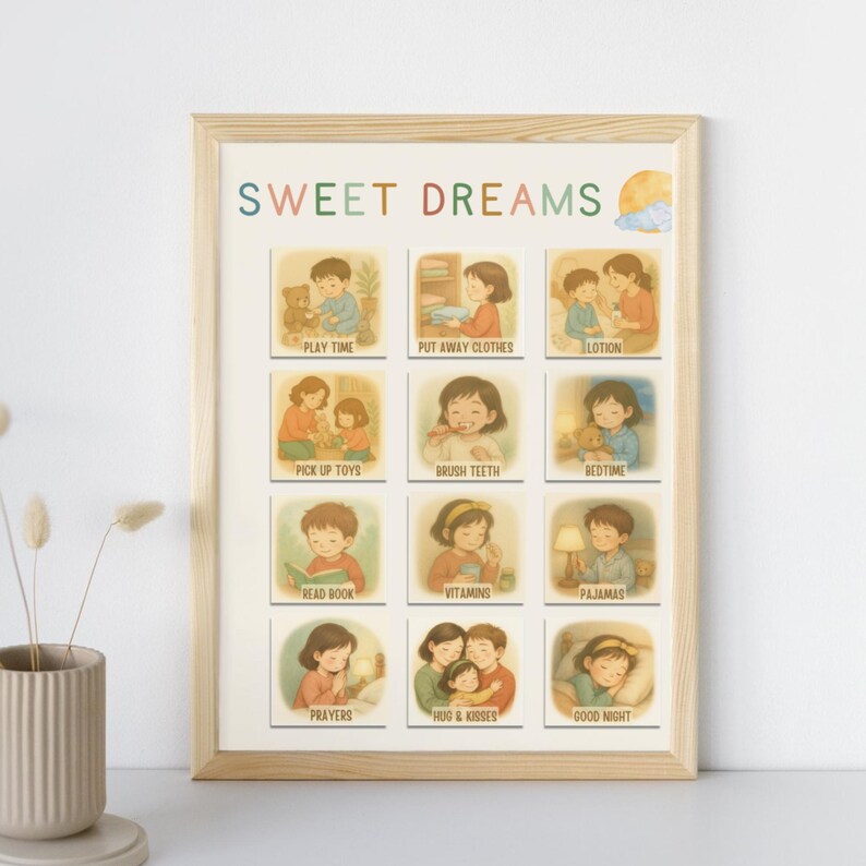 Daily Routine Cards, Visual Schedule, Toddler Routine Chart, Kids Daily ...