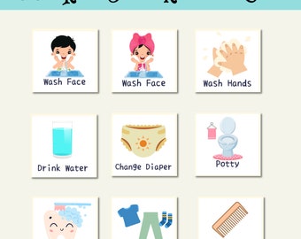 Kids Daily Routine Cards: 200+ Editable Visual Schedules (PDF)