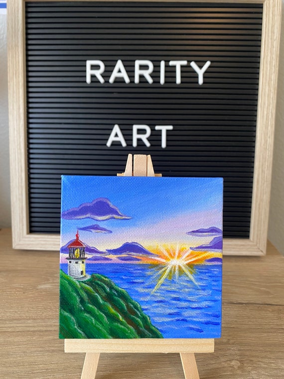 4x4 Mini Canvas Painting “Wall-E” Fan Art