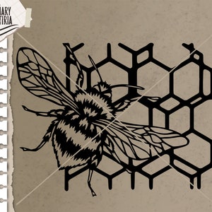 Bee clipart svg, snijden bestanden svg, eps, dxf, Digital Files Instant Download, Bestanden voor Cricut, Silhouet, Cameo