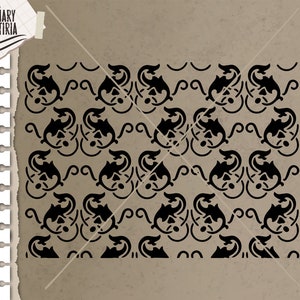 Stencil Background svg, cut files dxf, eps, png, Files for Cricut, Silhouette, Cameo, For laser, Digital Files Instant Download