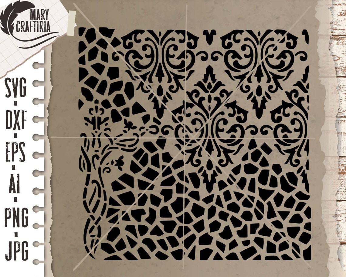 Stencils Background svg dxf stencils pattern svg stencils | Etsy