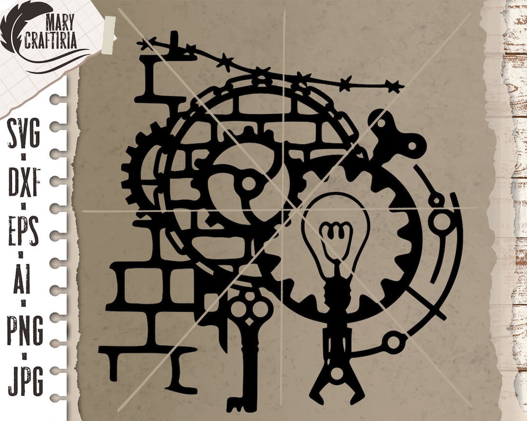 Steampunk Clipart Svg Dxf Eps Cutt Files Files for Cricut - Etsy