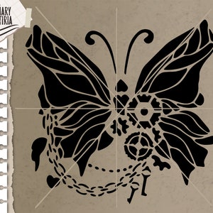 Schablone Schmetterling svg, eps, dxf, Digitale Dateien Instant Download, Dateien für Cricut, Silhouette, Cameo, Für Laser