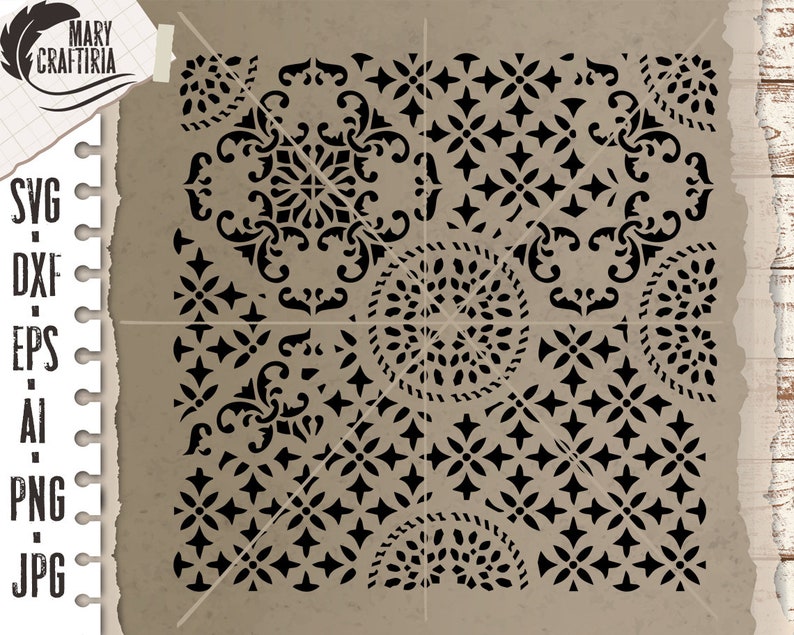Stencil Background Svg Stencils Background Svg Stencil Dxf - Etsy
