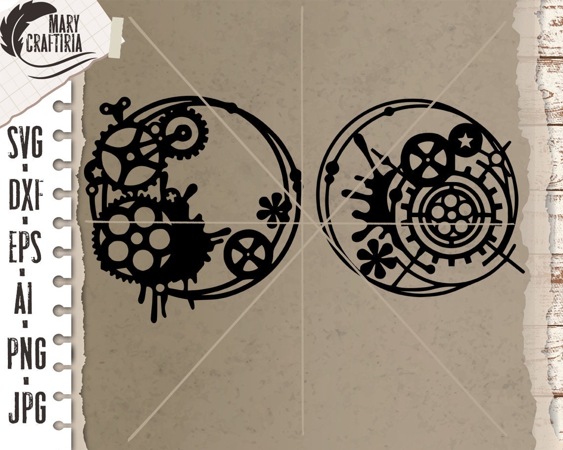 Steampunk Stencils Printable Svg Download Steampunk Stencils Printable Svg Download