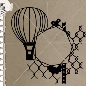 Steampunk Frame clipart svg, cutt files svg, eps, dxf, png, Digital Files Instant Download, Files for Cricut, Silhouette, Cameo