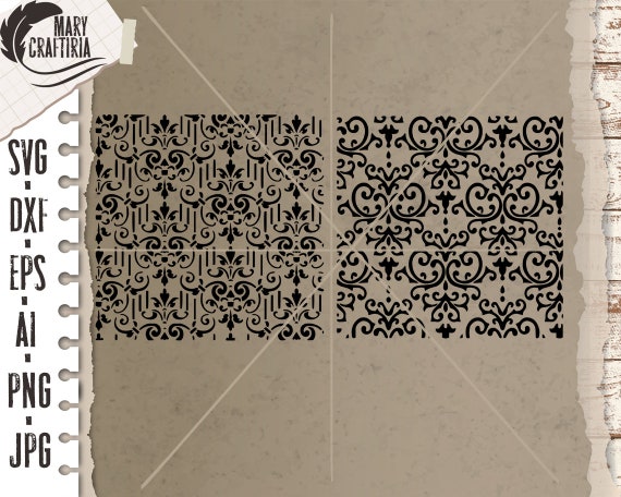 Stencil Background Svg Stencils Background Svg Stencil Dxf - Etsy