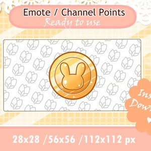 Bunny Channel Point / Emote (Gold)