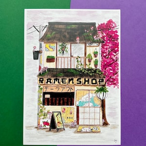 Ramenshop - Illustration A5