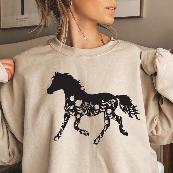 Horse Sweatshirt - Etsy