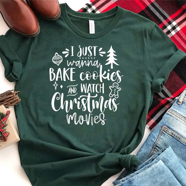 I Just Want to Bake and Watch Christmas Movies - Etsy