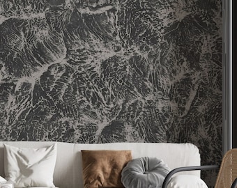Abstract minimalistisch behang | Steen textuur muur muurschildering | Modern Peel en Stick-behang | Verwijderbare muurschildering | Kamer wanddecoratie