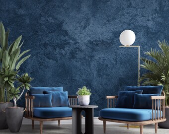 Dark Blue Wallpaper Etsy