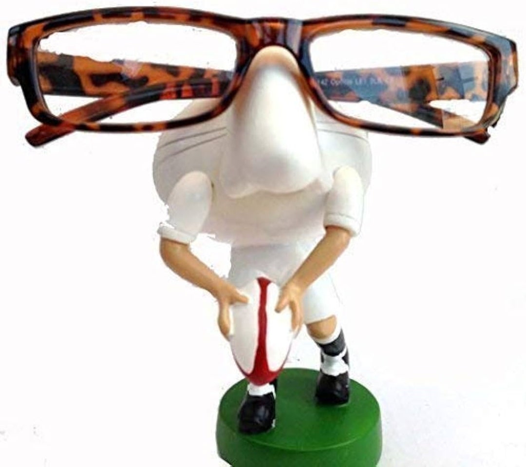 Rugby Player Glasses Stand Novelty Holder Spectacles Etsy