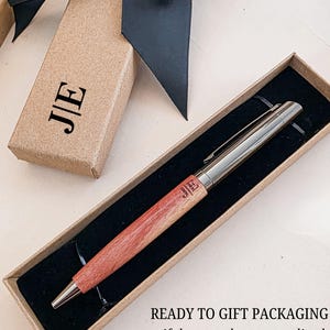 Personalized Engraved Pen Name Initials Groomsmen Gift Custom Monogram Pen Best Man Gift Officiant Father Of Bride Wedding Party Thank You