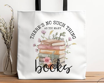 Book Lover Tote Bag for Bookish Friend Birthday Gift Idea for Reader Gift Birthday Present for Book Lover Canvas Bag for Book Nerd Gift Bag