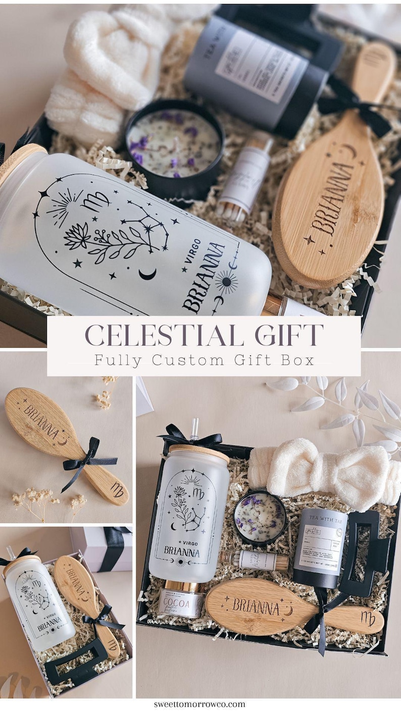 Taurus Gift Box Birthday Gift Astrology Gift for Woman Pisces Gift Zodiac Gift Idea Witchy Gift Gemini Spa Gift Basket for Saggitarius Gift image 10