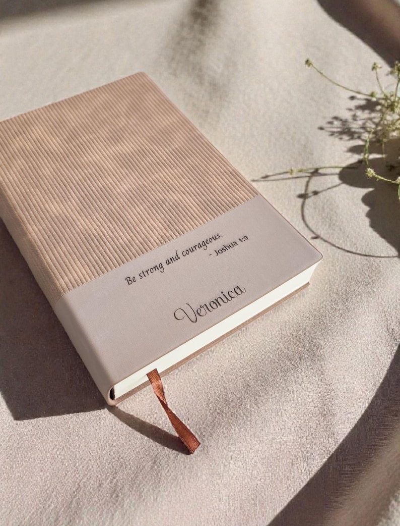 Personalized Bible Study Prayer Journal Christian Gift for Her Custom Name Devotional Notebook Faith Birthday Gift Friend Confirmation Book Bild 11