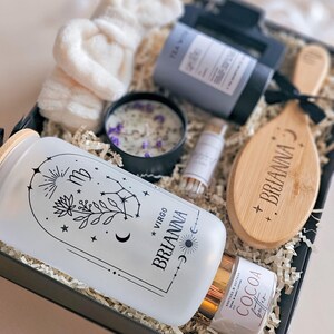 Taurus Gift Box Birthday Gift Astrology Gift for Woman Pisces Gift Zodiac Gift Idea Witchy Gift Gemini Spa Gift Basket for Saggitarius Gift image 6