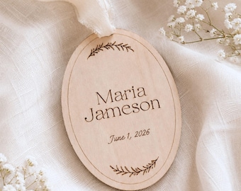 Baptism Ornament First Communion Keepsake Baby Personalized Christening Gift Goddaughter Blessing Day Heirloom Present Spiritual Baby Gifts