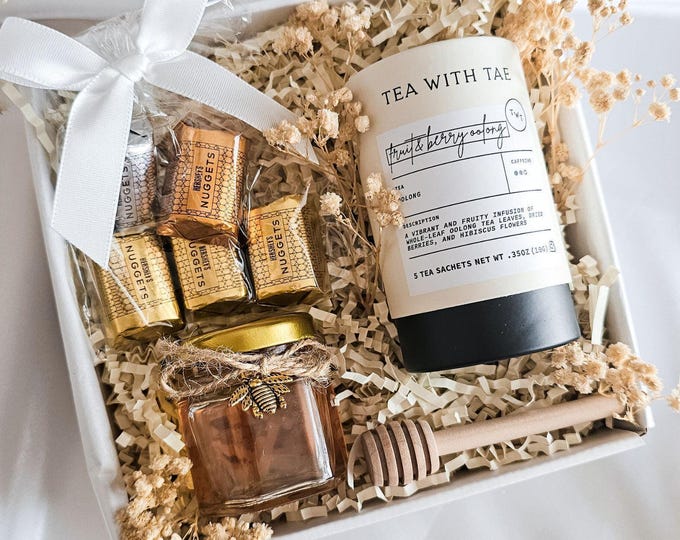 Thank You Gift Box Tea Honey Set Chocolate Thank You Preceptor Basket Appreciation Gift Teacher Back to School Gift Tea Lover Gift Set Honey