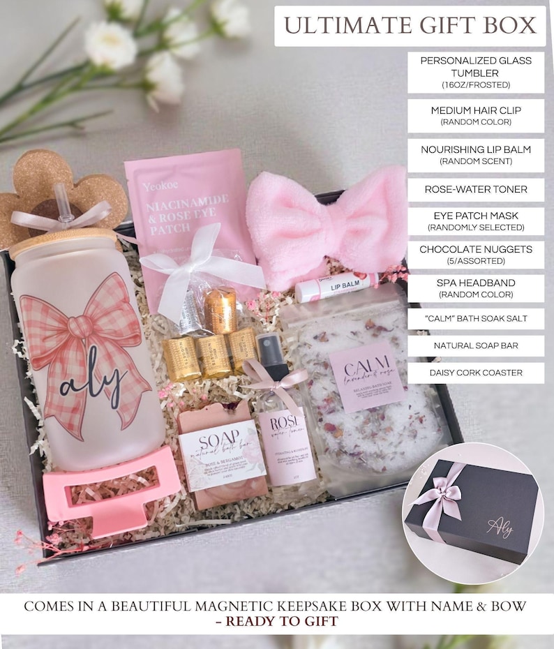 Birthday Girl Gift Box for Best Friend Birthday Spa Set Bestie Gift ...