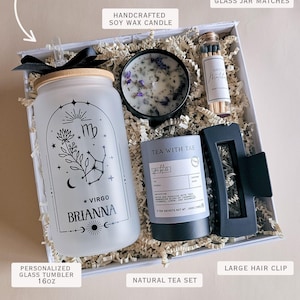 Taurus Gift Box Birthday Gift Astrology Gift for Woman Pisces Gift Zodiac Gift Idea Witchy Gift Gemini Spa Gift Basket for Saggitarius Gift Deluxe Gift Box