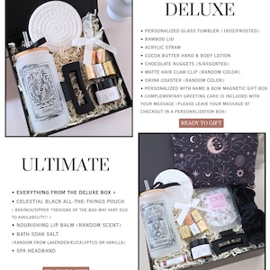 Horoscope Gift Box Personalized Self-Care Package Birthday Present Scorpio Gift Set Virgo Gift Gemini Astrology Gift Libra Gift Celestial afbeelding 4