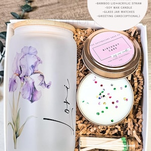 Sister Gift From Sister Birthday Flower Spa Kit for Mom Hygge Gift Box Best Friend Gift Woman Personalized Christmas Gift Basket Daughter Signature Gift Box