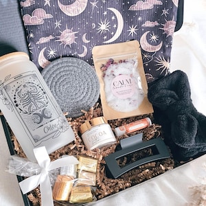 Horoscope Gift Box Personalized Self-Care Package Birthday Present Scorpio Gift Set Virgo Gift Gemini Astrology Gift Libra Gift Celestial
