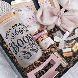 Book Lover Gift Box Birthday Gift for Bookish Friend Mug Custom Christmas Gift Box for Friend Book nerd Gift Basket Reader Gift Box for her image 5