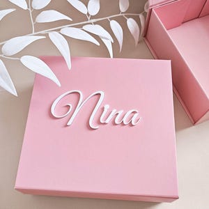 Custom Magnetic Box for Men Personalized Name Gift Luxury Box with Lid Groomsmen Proposal for Him Birthday Present Husband Empty Box Son image 9
