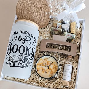 Book Lover Gift Box Birthday Bookish Gift for Friend Birthday Gift For Reader Woman Gift Set for Book Lover Box Book Box Gift Personalized