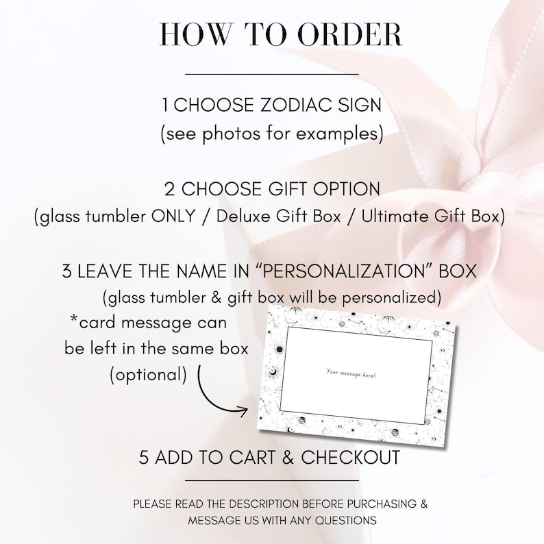 Horoscope Gift Box Personalized Self-Care Package Birthday Present Scorpio Gift Set Virgo Gift Gemini Astrology Gift Libra Gift Celestial afbeelding 12