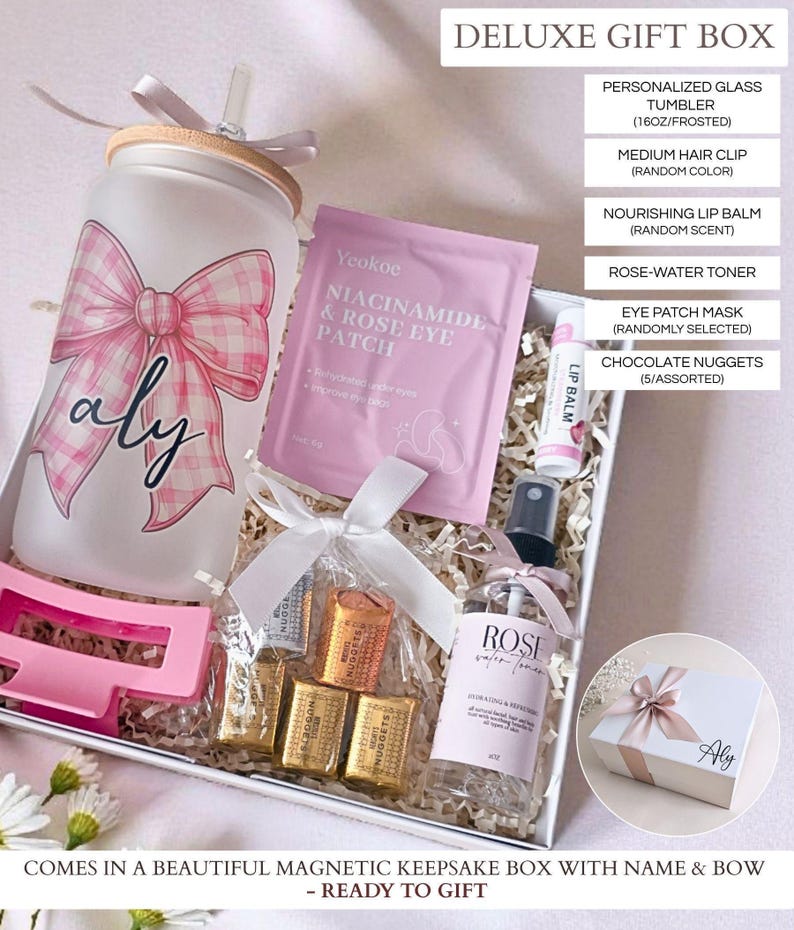 Birthday Girl Gift Box for Best Friend Birthday Spa Set Bestie Gift ...
