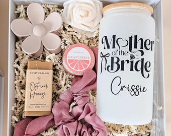 Coffret cadeau mère de la mariée de la fille à la maman de la future mariée Coffret cadeau shower de mariée nom personnalisé Cadeaux de mariage