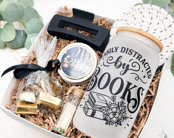 Book Lover Gift Box Birthday Gift for Bookish Friend Mug Custom Christmas Gift Box for Friend Book nerd Gift Basket Reader Gift Box for her