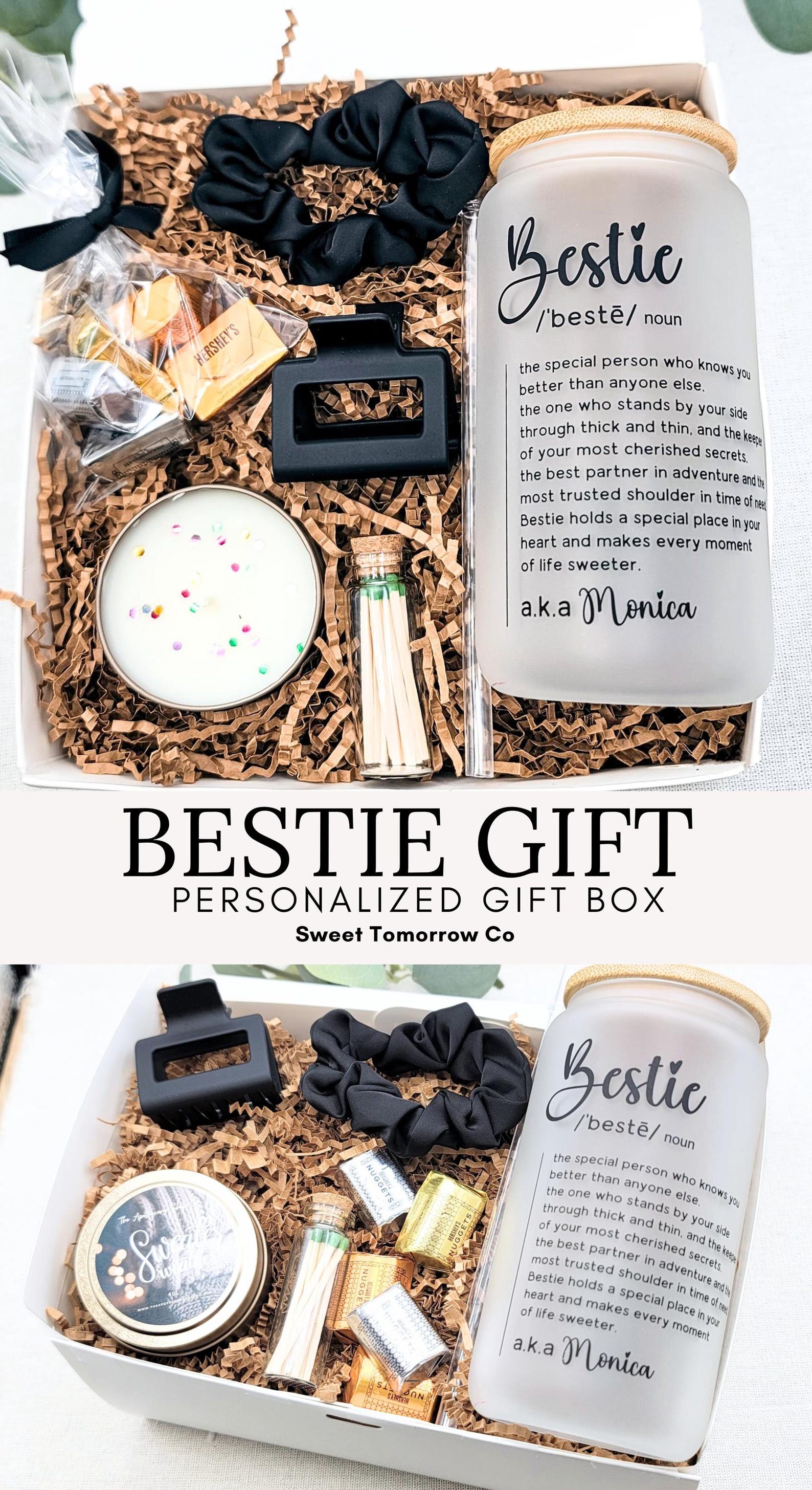 Birthday Box for Best Friend Gift Basket Bestie Gift Box Personalized ...