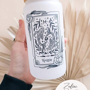Horoscope Gift Box Personalized Self-Care Package Birthday Present Scorpio Gift Set Virgo Gift Gemini Astrology Gift Libra Gift Celestial Glass Tumbler ONLY
