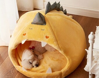 dinosaur cat bed