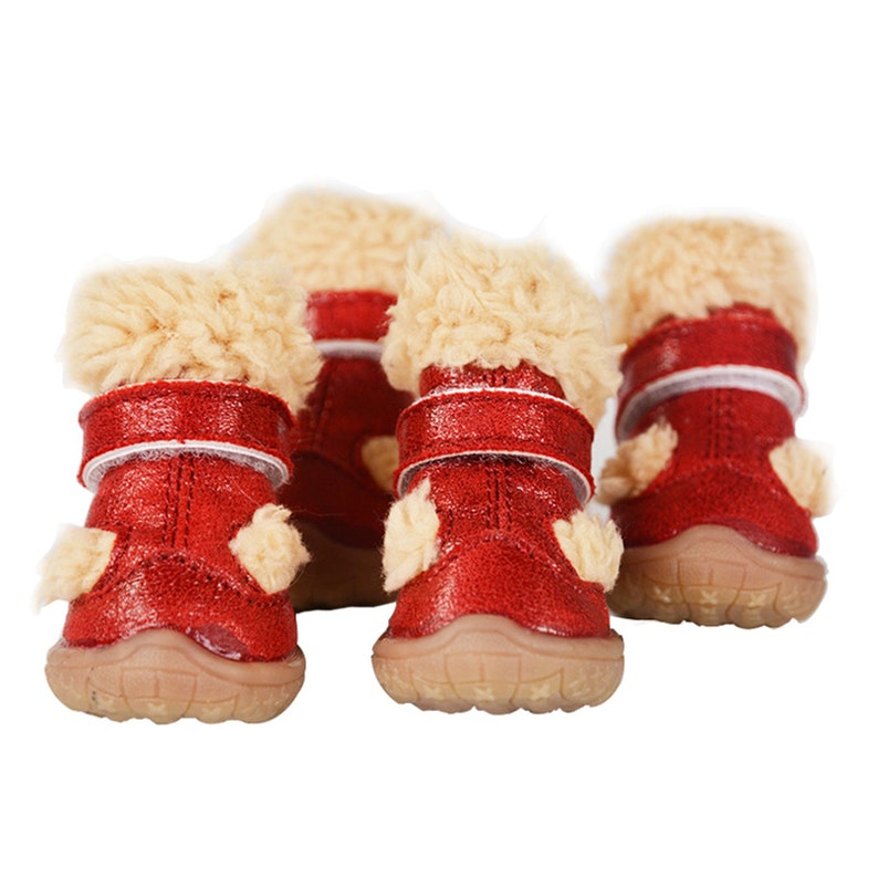 Pelz Winter Hundeschuhe für Chihuahua Baumwolle verdickte Etsy