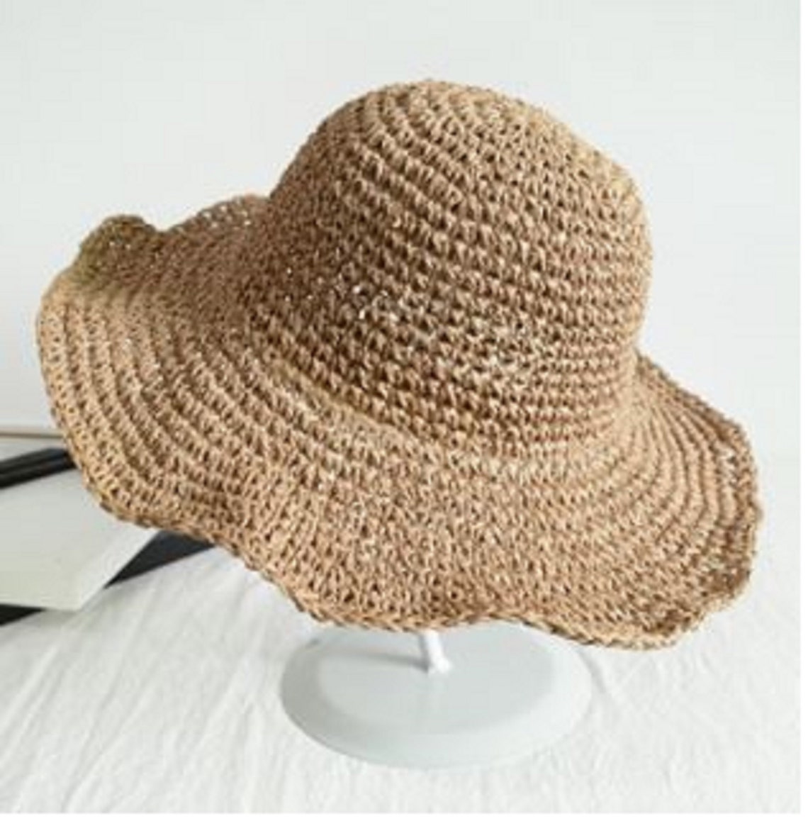Unisex Beach Straw Hat Woven Straw Hat Straw Bucket Hat Etsy UK