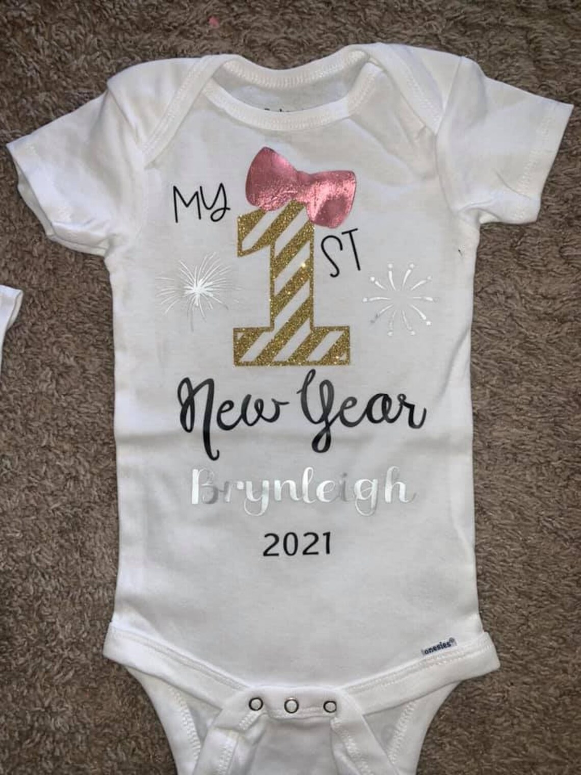 First New Years Onesie®. Baby's First New Years Onesie®. Etsy