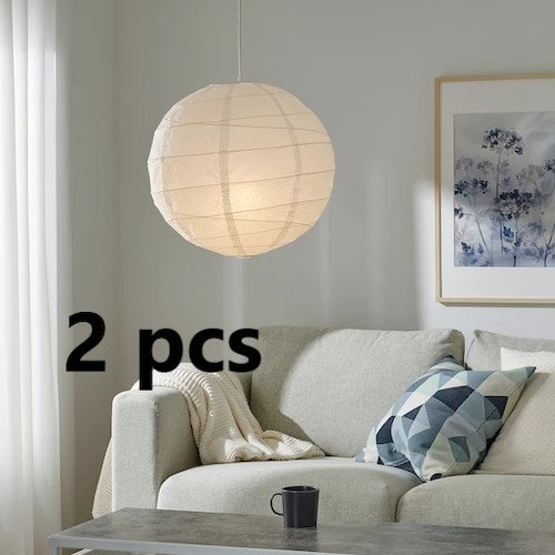 IKEA REGOLIT Pendant Lamp Lantern Shade 17 3/4 Rice Etsy