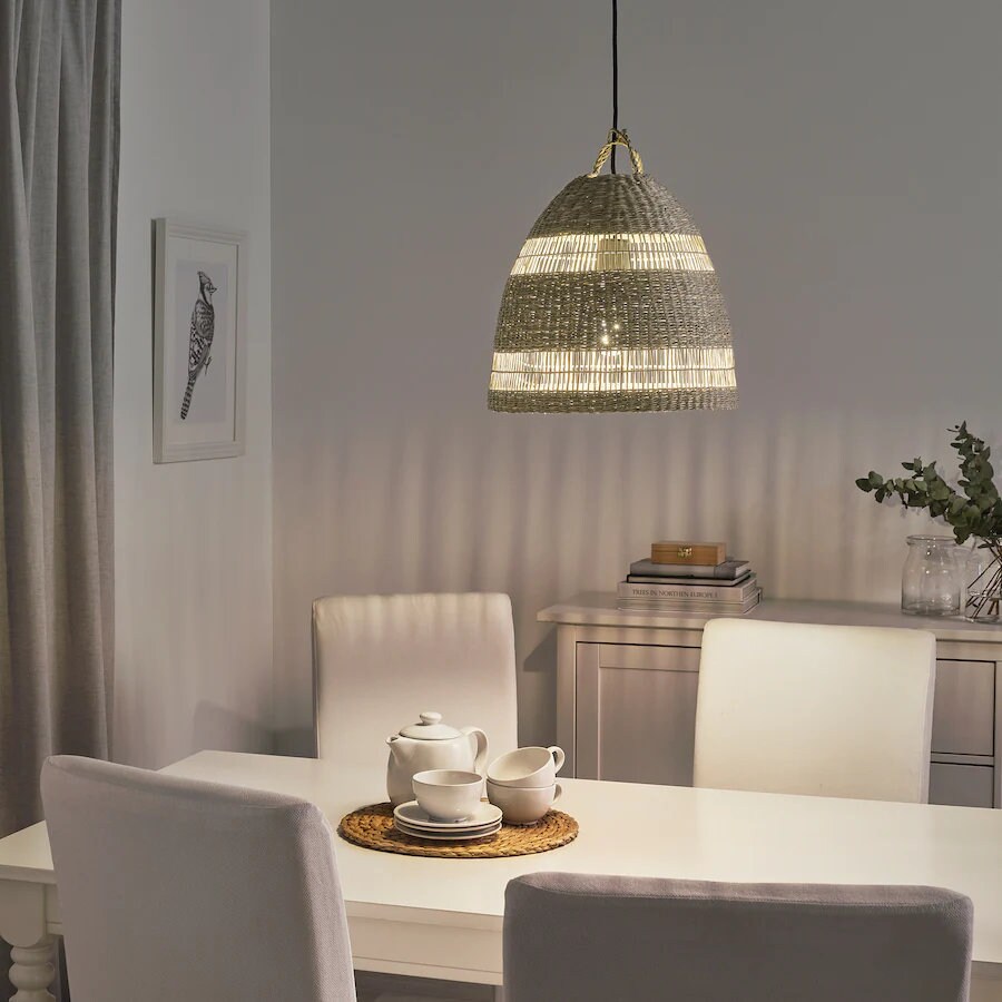 Pendant Lamp Shade Sedge Handmade 14 36 Cm Torared Etsy UK
