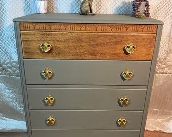 NOW SOLD Harris Lebus 5 drawer chest of drawers